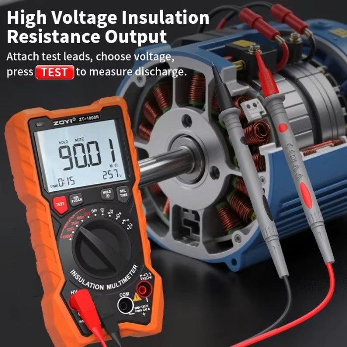 ZOYI ZT-1000R Insulation Tester Multimeter - Image 2