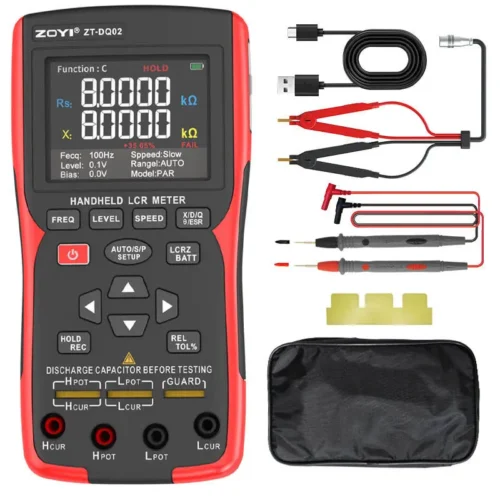 ZOYI ZT-DQ02 Handheld LCR Meter and Battery Tester
